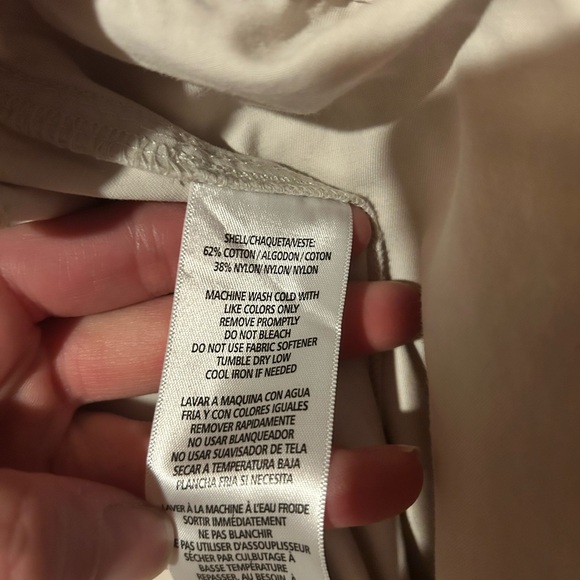 Calvin Klein Jeans Cream Wide Leg Pants - Picture 12 of 12